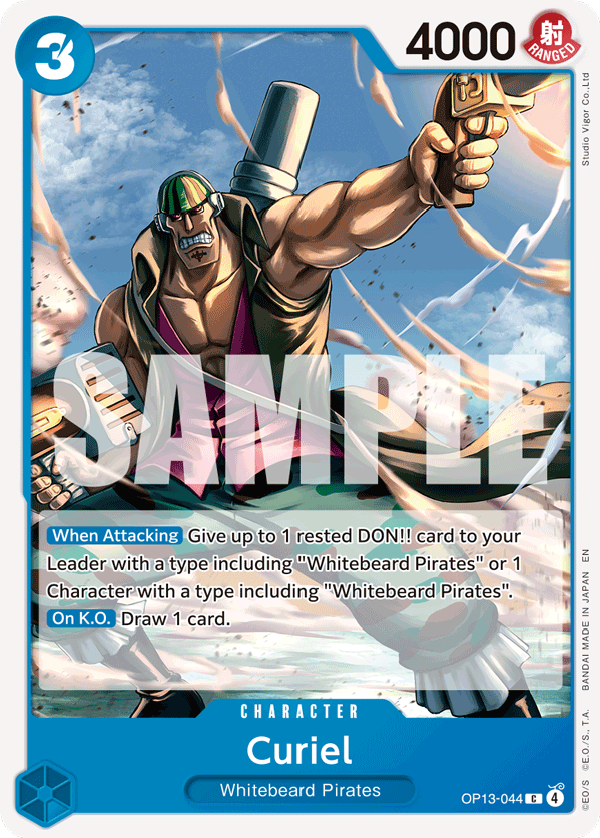 Curiel Carrying On His Will - OP-13 One Piece Card Curiel Carrying On His Will - OP-13 One Piece Card