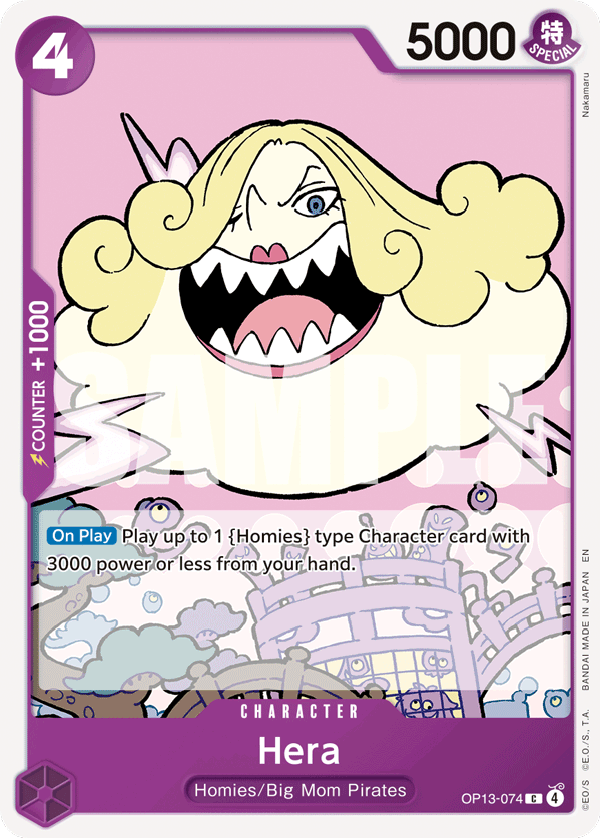 Hera Carrying On His Will - OP-13 One Piece Card Hera Carrying On His Will - OP-13 One Piece Card