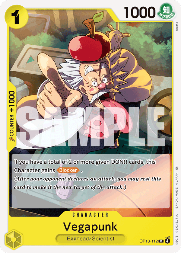 Vegapunk Carrying On His Will - OP-13 One Piece Card Vegapunk Carrying On His Will - OP-13 One Piece Card