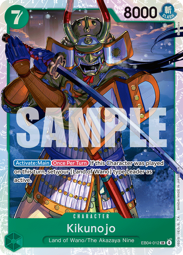Kikunojo The Azure Sea's Seven - OP-14 One Piece Card Kikunojo The Azure Sea's Seven - OP-14 One Piece Card