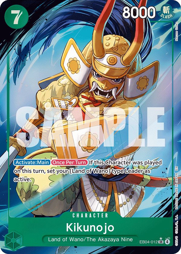 Kikunojo The Azure Sea's Seven - OP-14 One Piece Card Kikunojo The Azure Sea's Seven - OP-14 One Piece Card