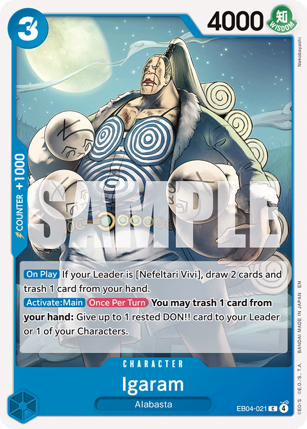Igaram The Azure Sea's Seven - OP-14 One Piece Card Igaram The Azure Sea's Seven - OP-14 One Piece Card