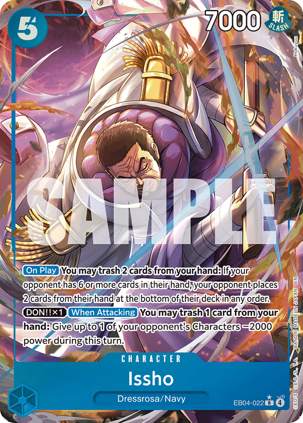 Issho The Azure Sea's Seven - OP-14 One Piece Card Issho The Azure Sea's Seven - OP-14 One Piece Card