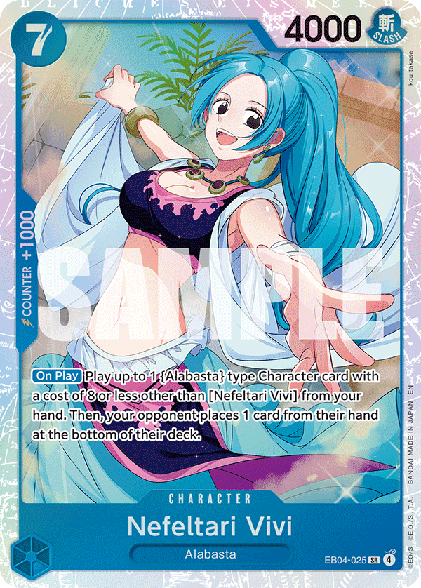 Nefeltari Vivi The Azure Sea's Seven - OP-14 One Piece Card Nefeltari Vivi The Azure Sea's Seven - OP-14 One Piece Card