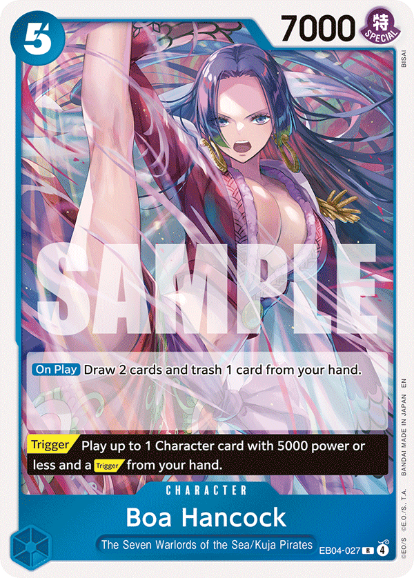 Boa Hancock The Azure Sea's Seven - OP-14 One Piece Card Boa Hancock The Azure Sea's Seven - OP-14 One Piece Card