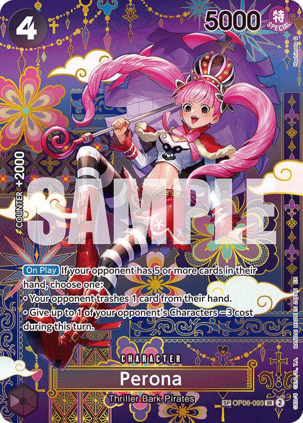 Perona The Azure Sea's Seven - OP-14 One Piece Card Perona The Azure Sea's Seven - OP-14 One Piece Card