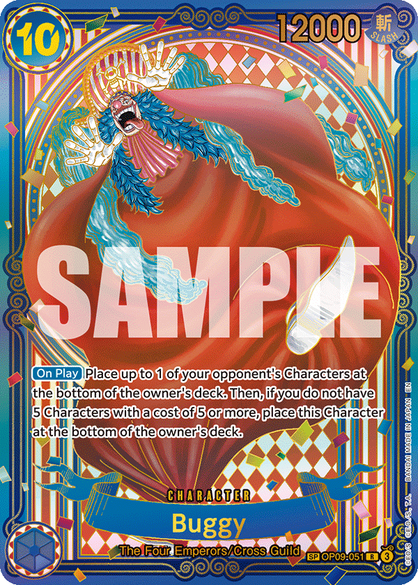Buggy The Azure Sea's Seven - OP-14 One Piece Card Buggy The Azure Sea's Seven - OP-14 One Piece Card