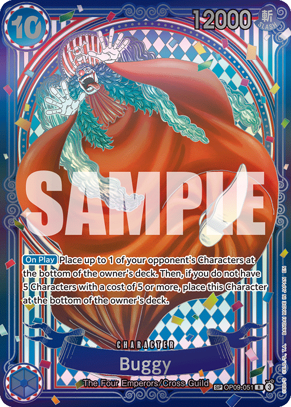 Buggy The Azure Sea's Seven - OP-14 One Piece Card Buggy The Azure Sea's Seven - OP-14 One Piece Card