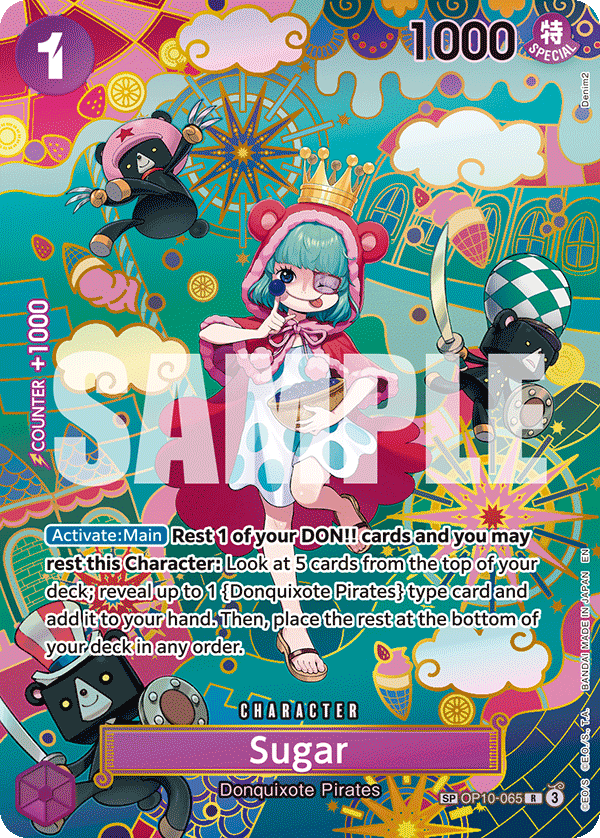 Sugar The Azure Sea's Seven - OP-14 One Piece Card Sugar The Azure Sea's Seven - OP-14 One Piece Card