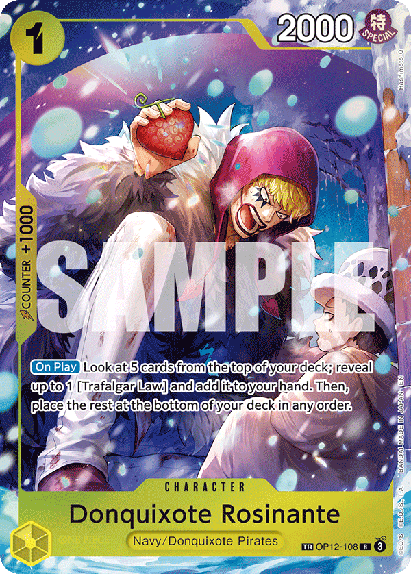 Donquixote Rosinante The Azure Sea's Seven - OP-14 One Piece Card Donquixote Rosinante The Azure Sea's Seven - OP-14 One Piece Card