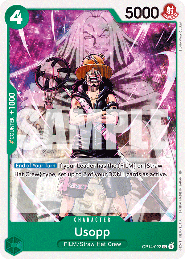 Usopp The Azure Sea's Seven - OP-14 One Piece Card Usopp The Azure Sea's Seven - OP-14 One Piece Card