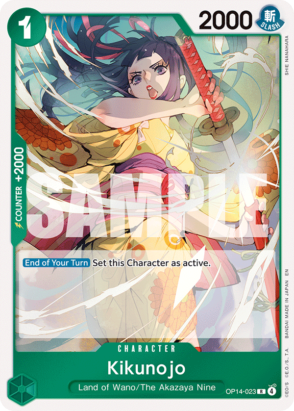 Kikunojo The Azure Sea's Seven - OP-14 One Piece Card Kikunojo The Azure Sea's Seven - OP-14 One Piece Card