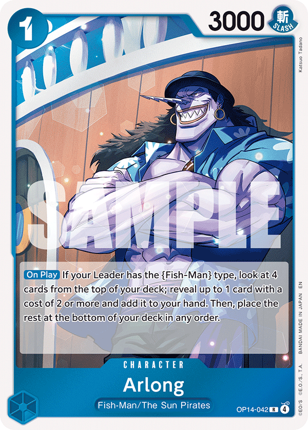 Arlong The Azure Sea's Seven - OP-14 One Piece Card Arlong The Azure Sea's Seven - OP-14 One Piece Card