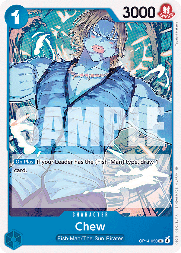 Chew The Azure Sea's Seven - OP-14 One Piece Card Chew The Azure Sea's Seven - OP-14 One Piece Card