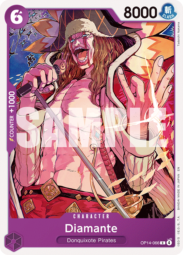 Diamante The Azure Sea's Seven - OP-14 One Piece Card Diamante The Azure Sea's Seven - OP-14 One Piece Card