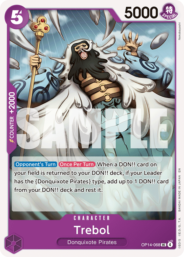 Trebol The Azure Sea's Seven - OP-14 One Piece Card Trebol The Azure Sea's Seven - OP-14 One Piece Card