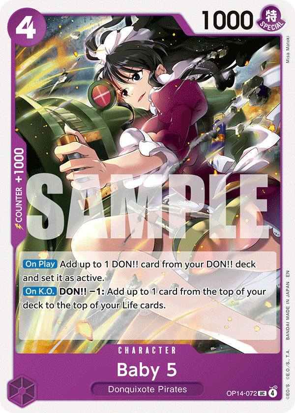 Baby 5 The Azure Sea's Seven - OP-14 One Piece Card Baby 5 The Azure Sea's Seven - OP-14 One Piece Card