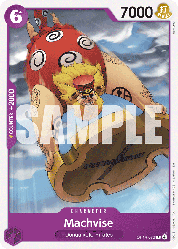 Machvise The Azure Sea's Seven - OP-14 One Piece Card Machvise The Azure Sea's Seven - OP-14 One Piece Card