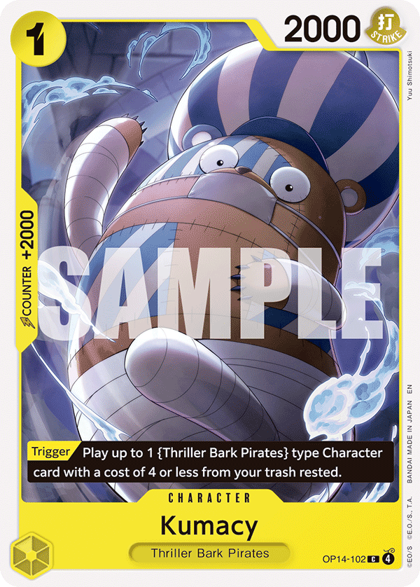 Kumacy The Azure Sea's Seven - OP-14 One Piece Card Kumacy The Azure Sea's Seven - OP-14 One Piece Card