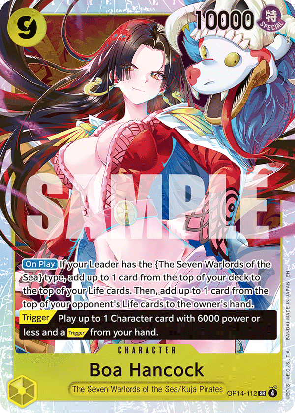 Boa Hancock The Azure Sea's Seven - OP-14 One Piece Card Boa Hancock The Azure Sea's Seven - OP-14 One Piece Card