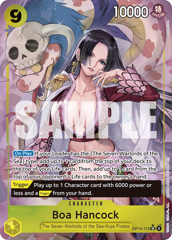 Boa Hancock The Azure Sea's Seven - OP-14 One Piece Card Boa Hancock The Azure Sea's Seven - OP-14 One Piece Card