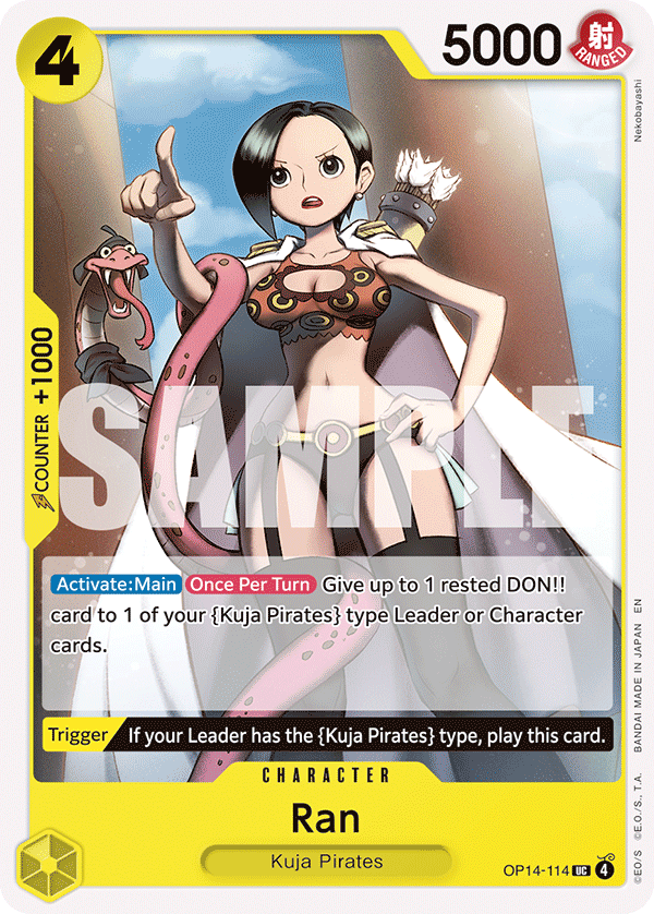 Ran The Azure Sea's Seven - OP-14 One Piece Card Ran The Azure Sea's Seven - OP-14 One Piece Card