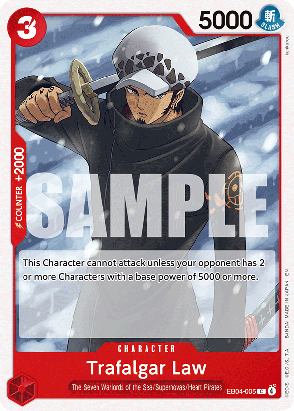 Trafalgar Law Adventure On Kami's Island - OP-15 One Piece Card Trafalgar Law Adventure On Kami's Island - OP-15 One Piece Card