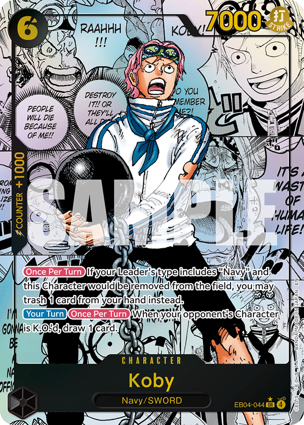 Koby Adventure On Kami's Island - OP-15 One Piece Card Koby Adventure On Kami's Island - OP-15 One Piece Card