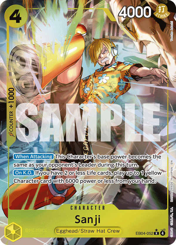 Sanji Adventure On Kami's Island - OP-15 One Piece Card Sanji Adventure On Kami's Island - OP-15 One Piece Card