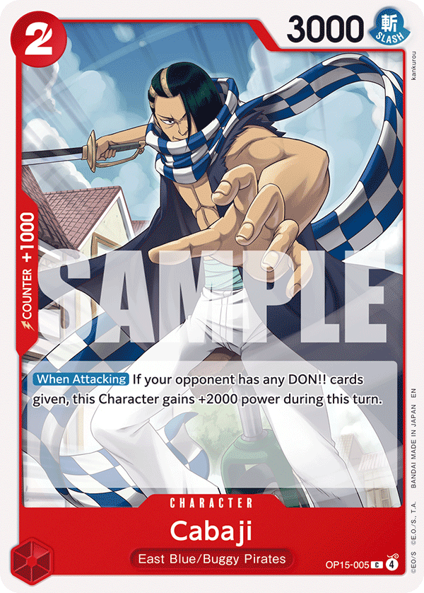 Cabaji Adventure On Kami's Island - OP-15 One Piece Card Cabaji Adventure On Kami's Island - OP-15 One Piece Card