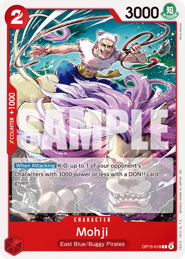 Mohji Adventure On Kami's Island - OP-15 One Piece Card Mohji Adventure On Kami's Island - OP-15 One Piece Card