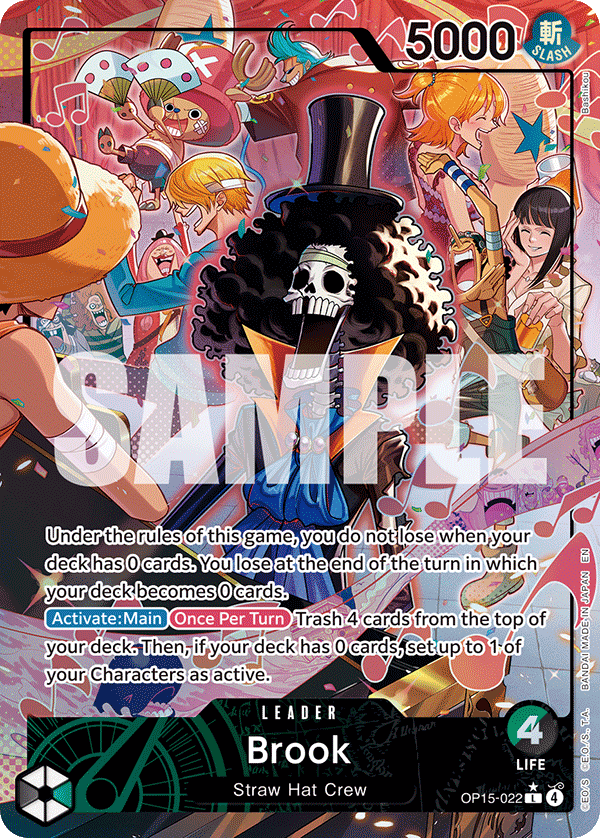 Brook Adventure On Kami's Island - OP-15 One Piece Card Brook Adventure On Kami's Island - OP-15 One Piece Card