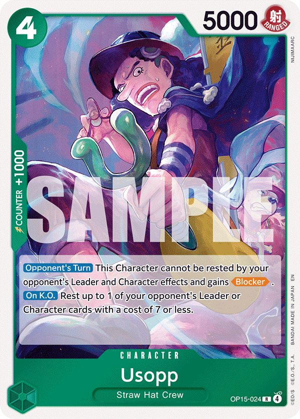 Usopp Adventure On Kami's Island - OP-15 One Piece Card Usopp Adventure On Kami's Island - OP-15 One Piece Card