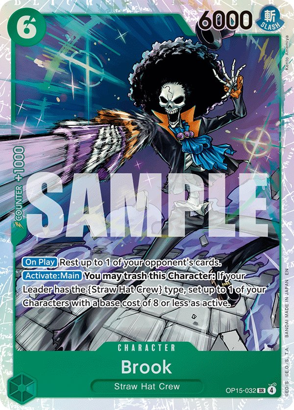 Brook Adventure On Kami's Island - OP-15 One Piece Card Brook Adventure On Kami's Island - OP-15 One Piece Card