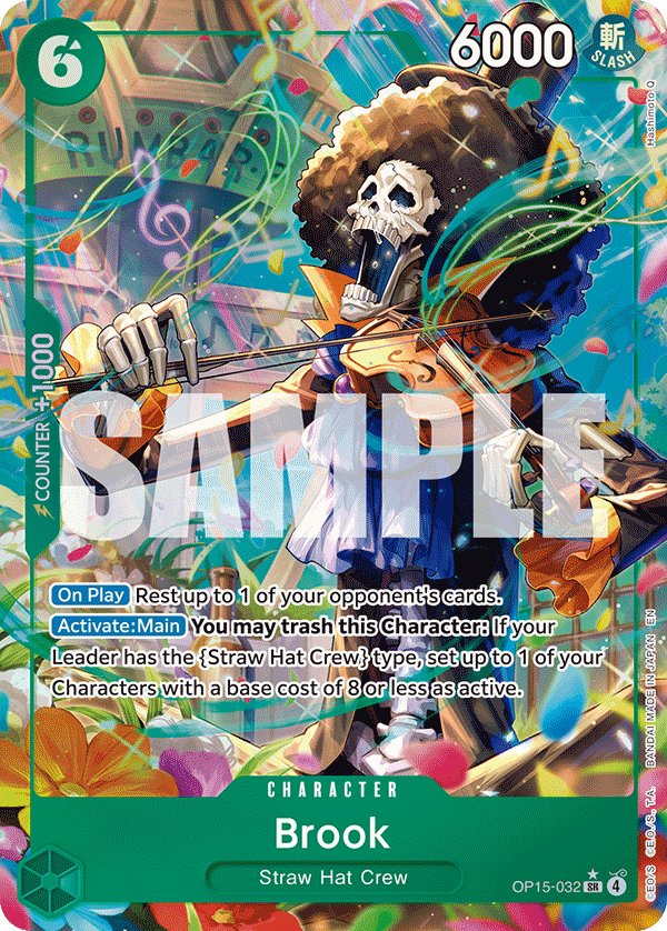 Brook Adventure On Kami's Island - OP-15 One Piece Card Brook Adventure On Kami's Island - OP-15 One Piece Card