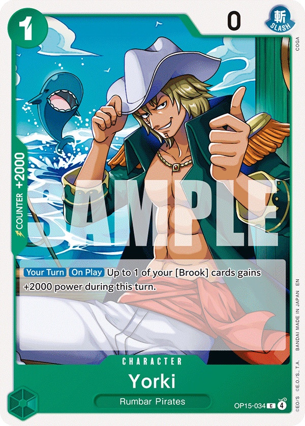 Yorki Adventure On Kami's Island - OP-15 One Piece Card Yorki Adventure On Kami's Island - OP-15 One Piece Card