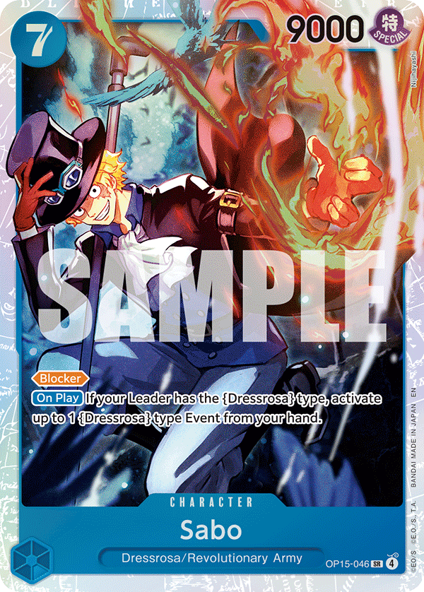 Sabo Adventure On Kami's Island - OP-15 One Piece Card Sabo Adventure On Kami's Island - OP-15 One Piece Card