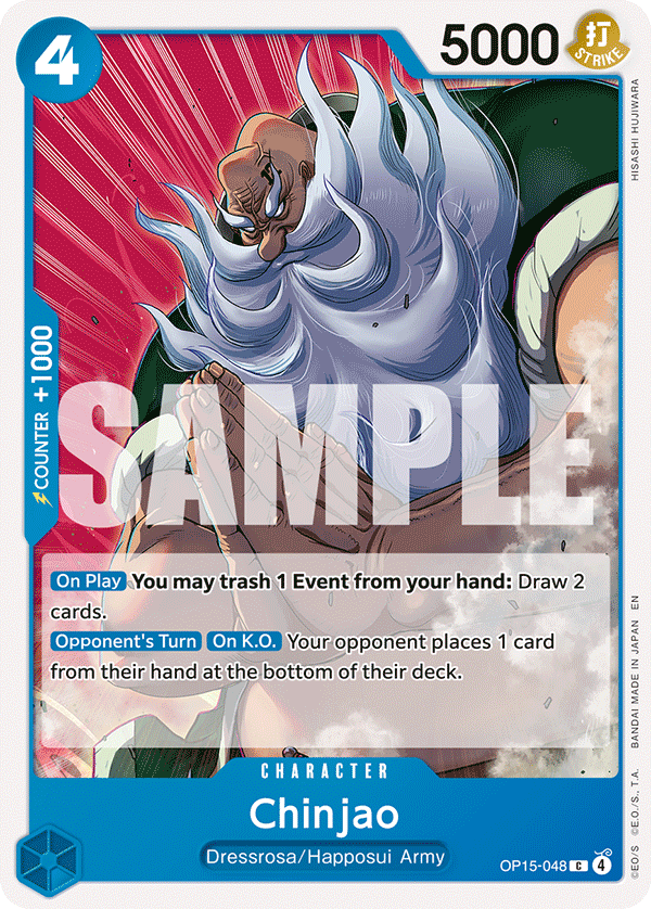 Chinjao Adventure On Kami's Island - OP-15 One Piece Card Chinjao Adventure On Kami's Island - OP-15 One Piece Card