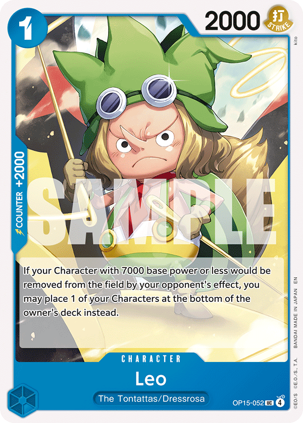 Leo Adventure On Kami's Island - OP-15 One Piece Card Leo Adventure On Kami's Island - OP-15 One Piece Card