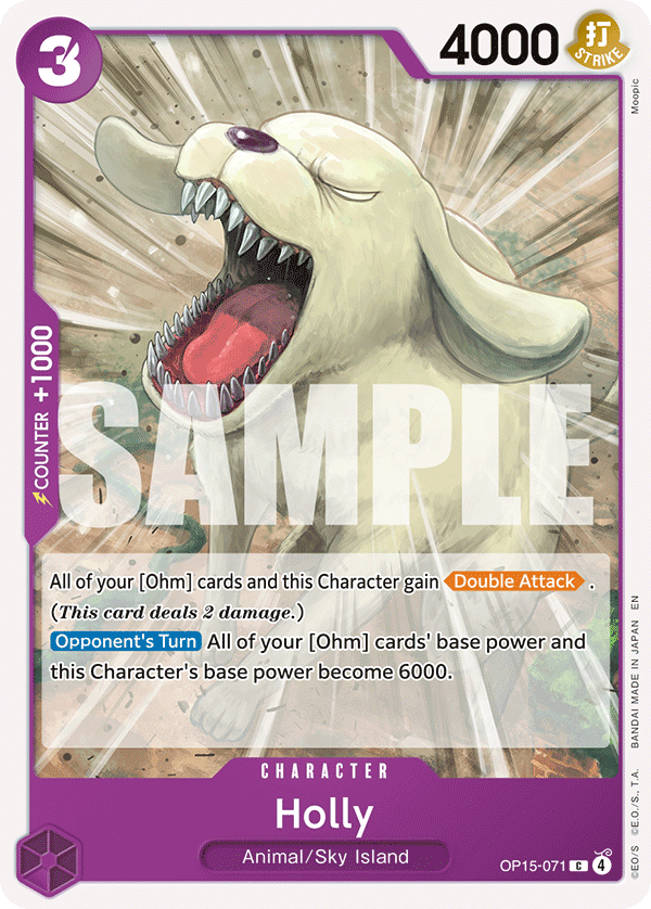 Holly Adventure On Kami's Island - OP-15 One Piece Card Holly Adventure On Kami's Island - OP-15 One Piece Card