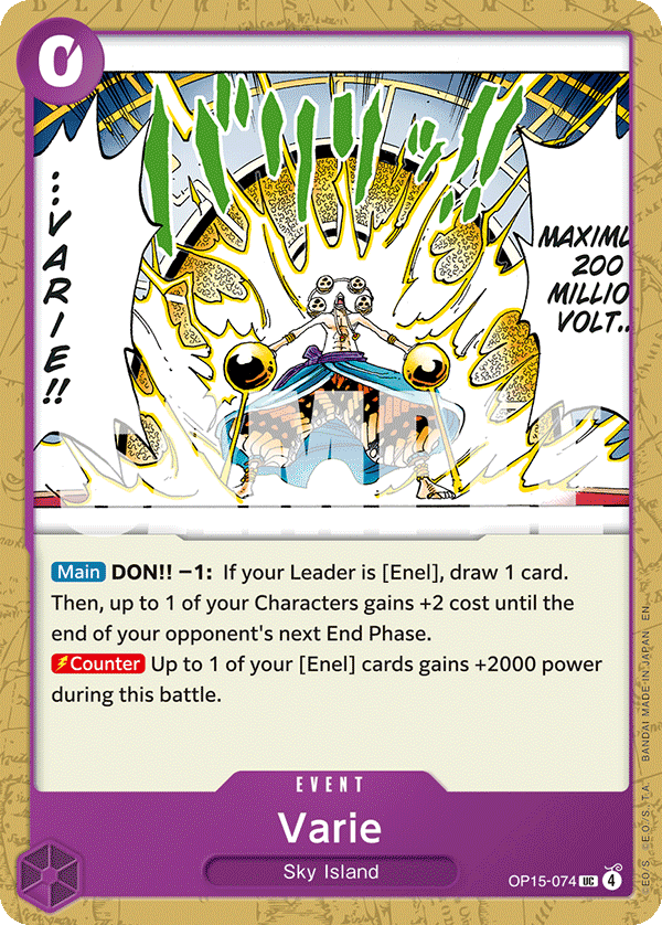 Varie Adventure On Kami's Island - OP-15 One Piece Card Varie Adventure On Kami's Island - OP-15 One Piece Card