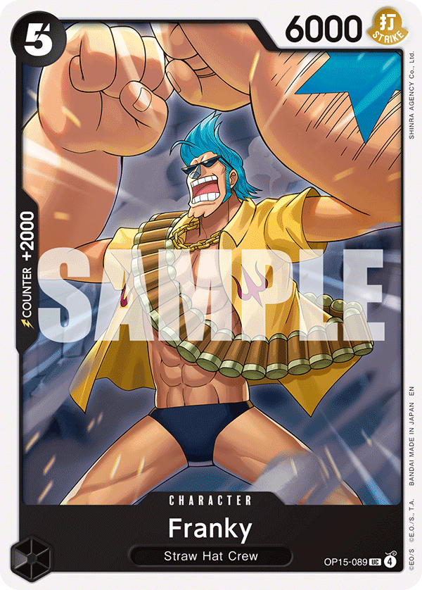 Franky Adventure On Kami's Island - OP-15 One Piece Card Franky Adventure On Kami's Island - OP-15 One Piece Card