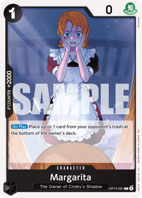 Margarita Adventure On Kami's Island - OP-15 One Piece Card Margarita Adventure On Kami's Island - OP-15 One Piece Card