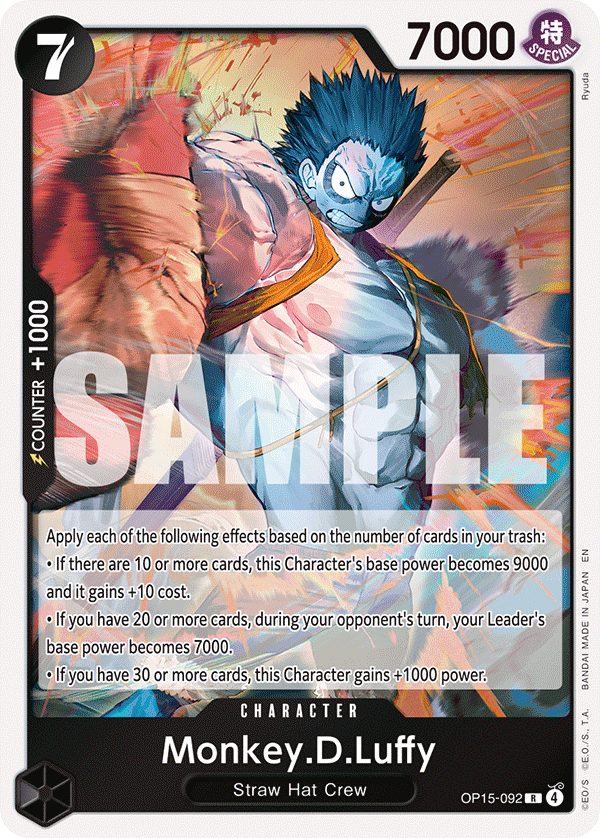 Monkey.D.Luffy Adventure On Kami's Island - OP-15 One Piece Card Monkey.D.Luffy Adventure On Kami's Island - OP-15 One Piece Card