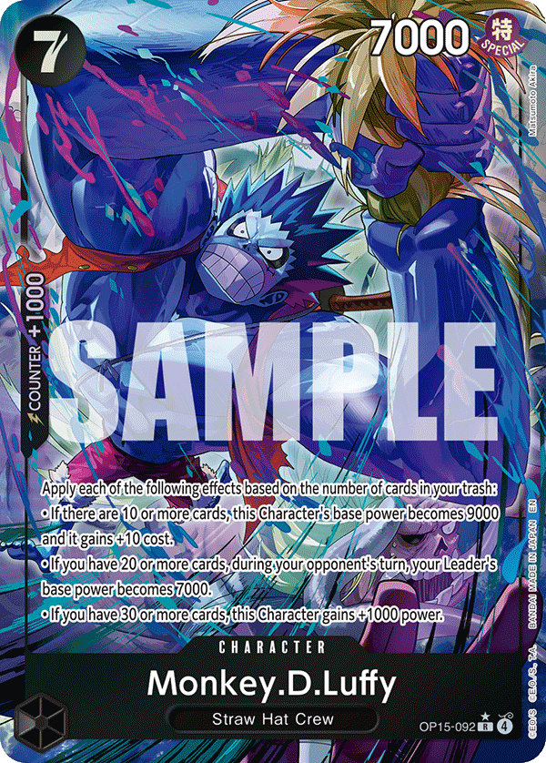 Monkey.D.Luffy Adventure On Kami's Island - OP-15 One Piece Card Monkey.D.Luffy Adventure On Kami's Island - OP-15 One Piece Card