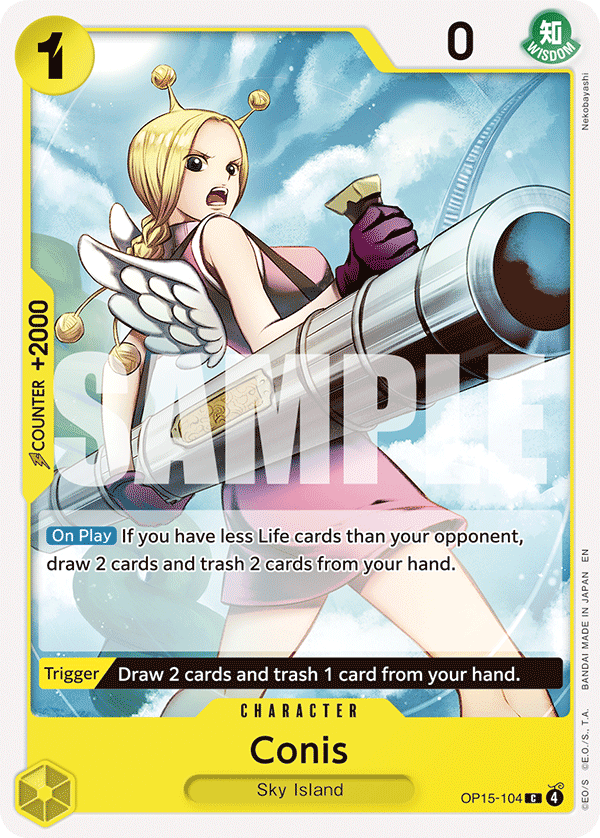 Conis Adventure On Kami's Island - OP-15 One Piece Card Conis Adventure On Kami's Island - OP-15 One Piece Card