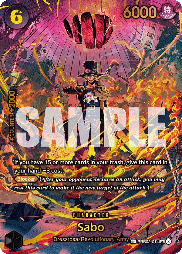 Sabo Adventure On Kami's Island - OP-15 One Piece Card Sabo Adventure On Kami's Island - OP-15 One Piece Card