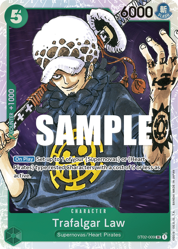 Trafalgar Law Worst Generation Starter Deck - ST-02 One Piece Card Trafalgar Law Worst Generation Starter Deck - ST-02 One Piece Card
