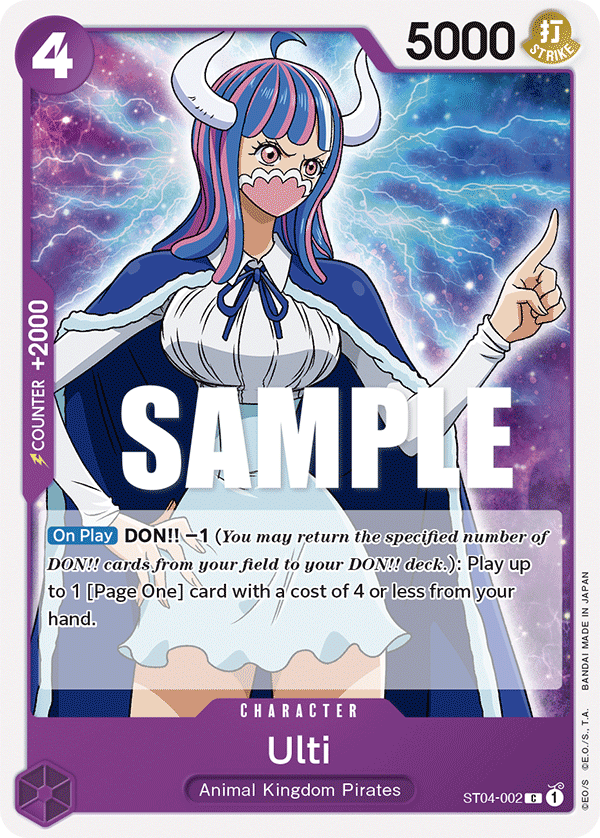 Ulti Animal Kingdom Pirates Starter Deck - ST-04 One Piece Card Ulti Animal Kingdom Pirates Starter Deck - ST-04 One Piece Card