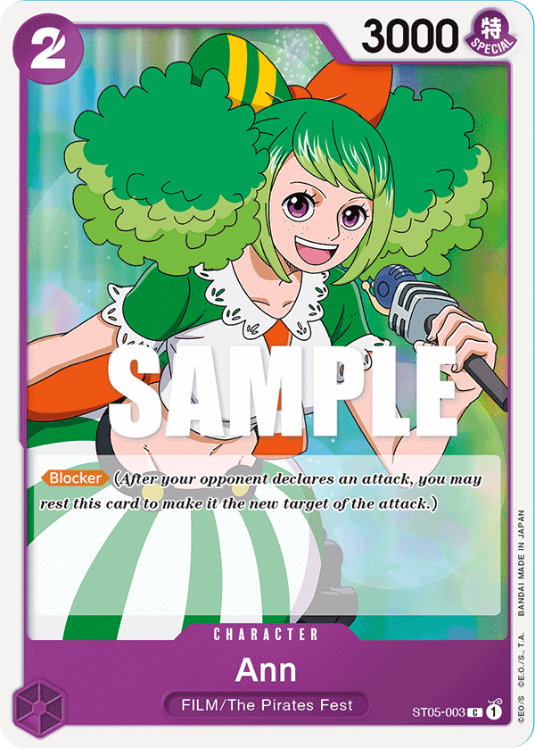 Ann One Piece Film Edition Starter Deck - ST-05 One Piece Card Ann One Piece Film Edition Starter Deck - ST-05 One Piece Card